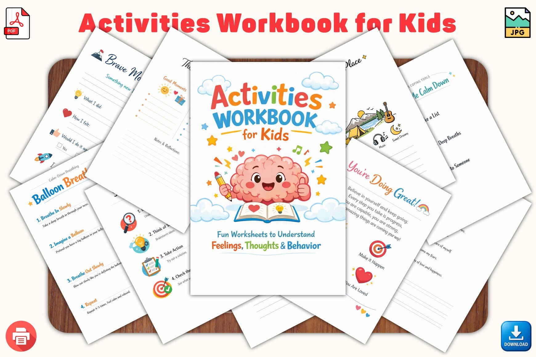 Activities Workbook for Kids