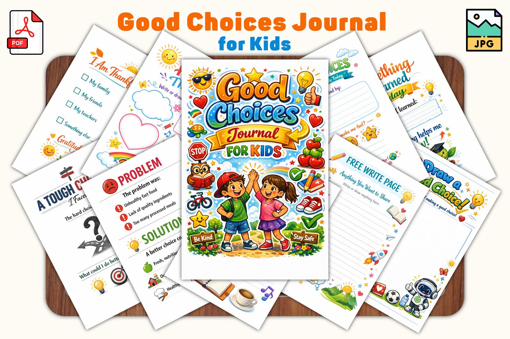 Good Choices Journal for Kids