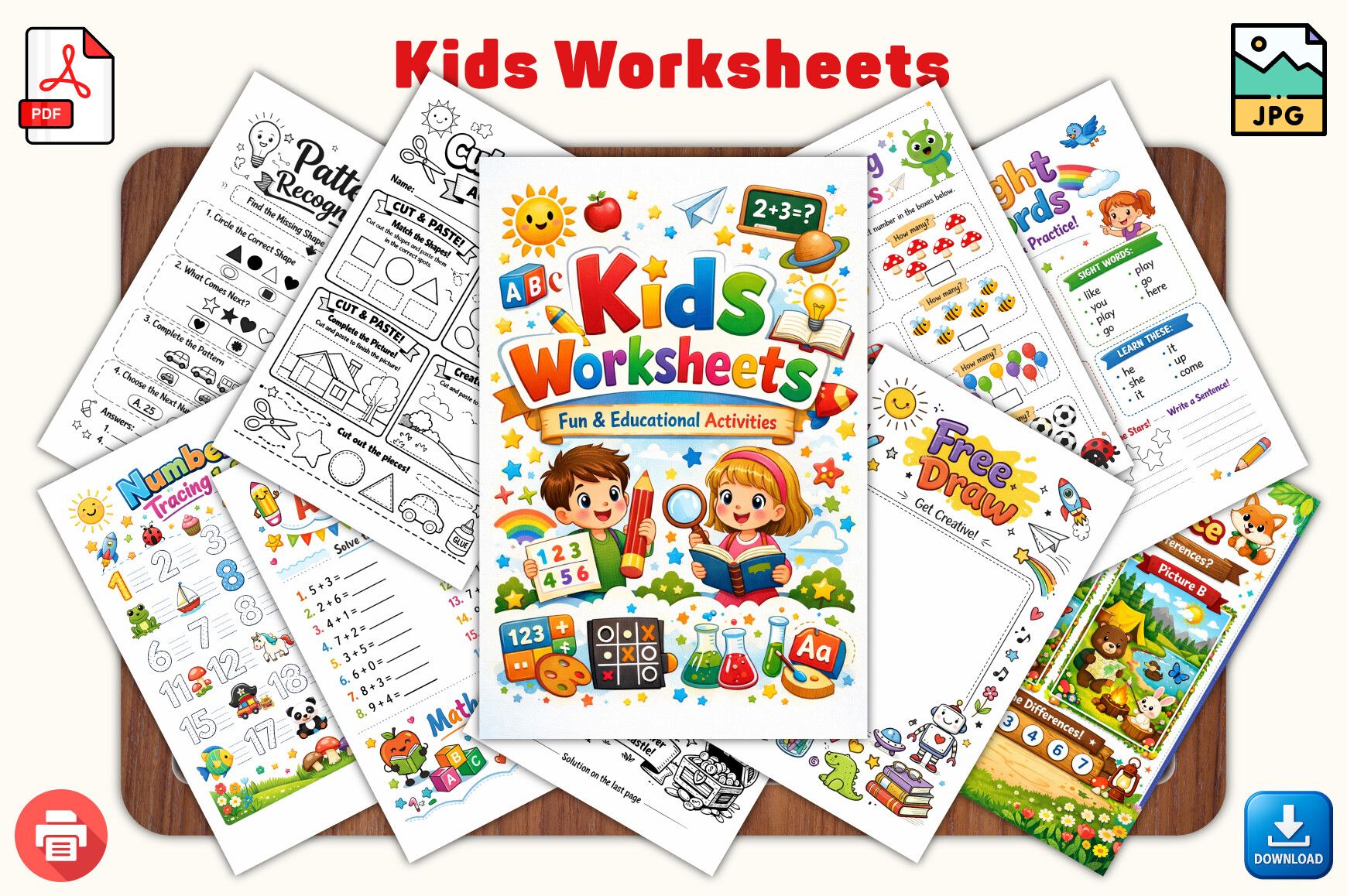 Kids Worksheets