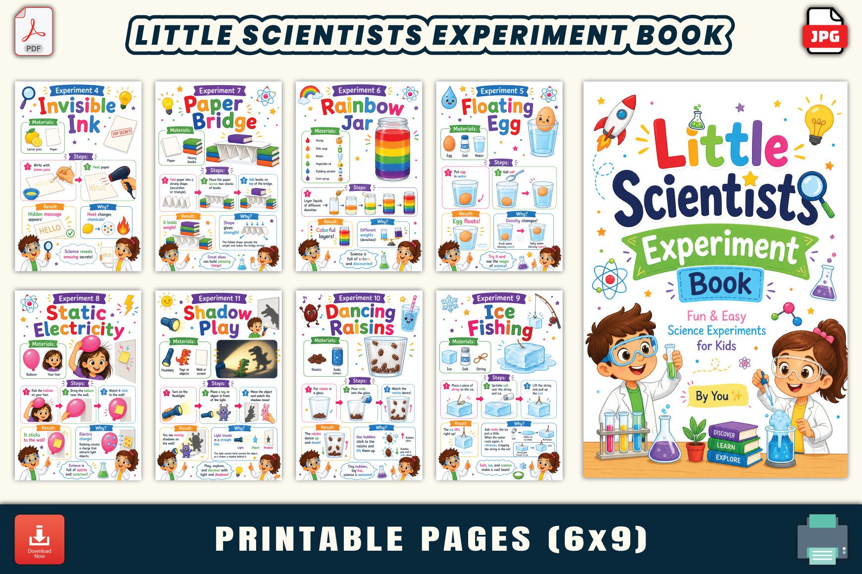 Little Scientists Experiment Book